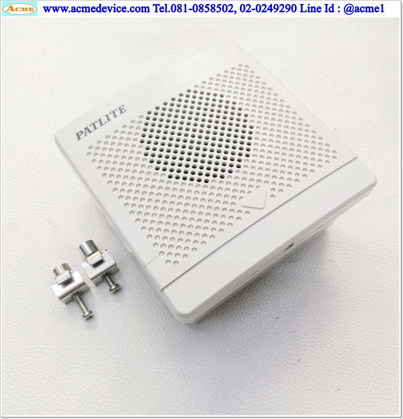 Buzzer Patlite รุ่น BK-24E, 12-24Vdc, 7W (ขนาด 120x120x62.8mm) ( 32 Tone, 95dB)