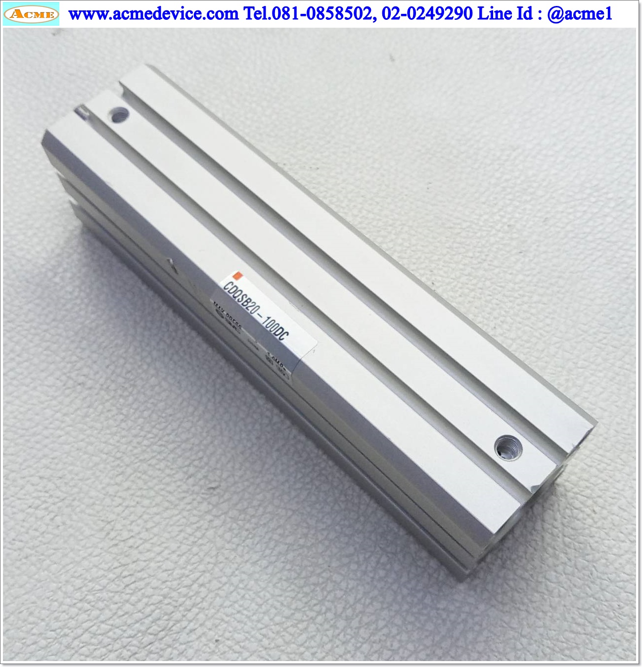 Air Cylinder SMC รุ่น CDQSB20-100DC, Bore 20 mm., Stroke 100 mm.