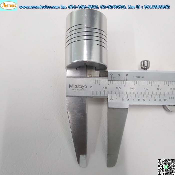 Coupling Aluminum ขนาด ID 12/15mm, OD 32mm, L 40mm