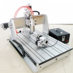 Mini CNC 6040 4 Axis ชิ้นงาน X 400mm Y600 mm Z 100 mm สี่แกน Spindle 1500W