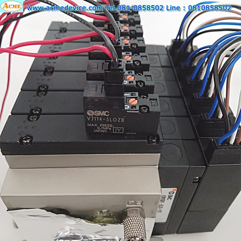 Vacuum Ejector SMC รุ่น ZSE1-00-19CN + NZM103HT-J5LZB-E19C + VJ114-5L0ZB, 0 to -101kPa