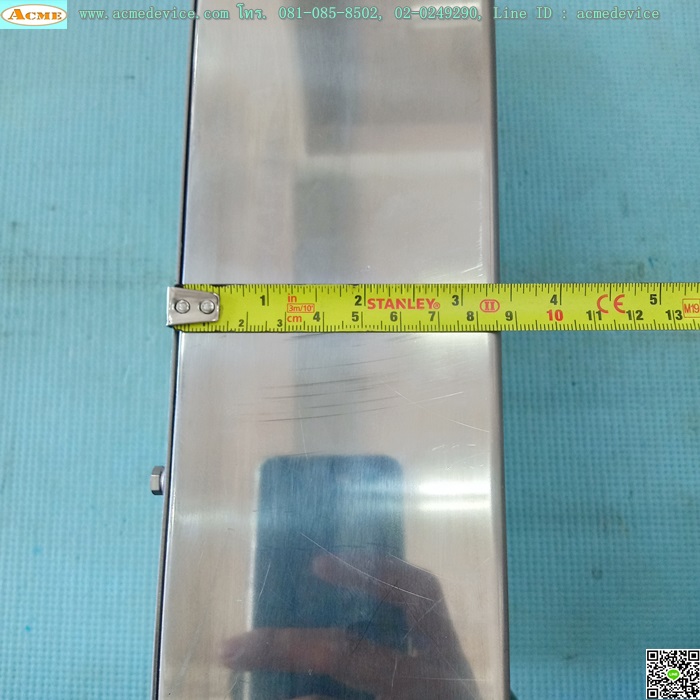 กล่องใส่ HMI Touch Screen รุ่น 15", Stainless, ขนาด 274 mm.x 444 mm.x 86 mm.
