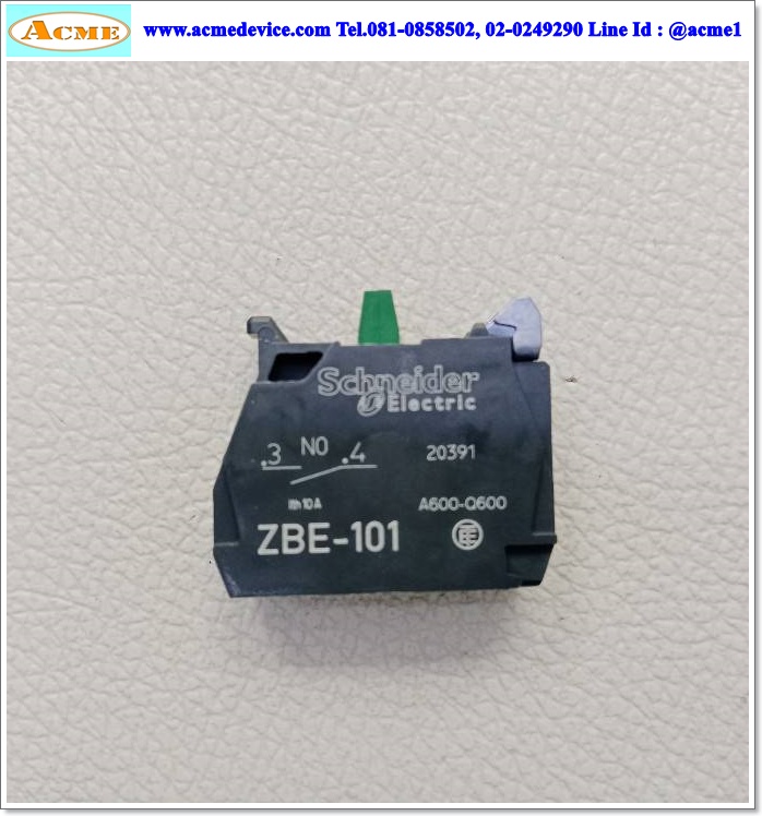 Pushbutton Switch Schneider รุ่น XB4-BW33B5, 2NO, 24V