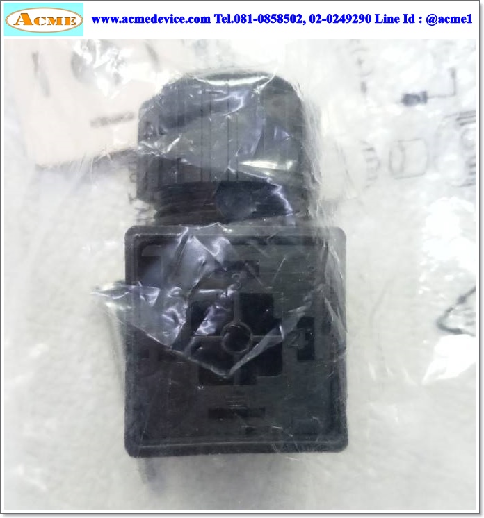 Solenoid Valve Plug Socket รุ่น 2508-00-B-00-3-1-BCS