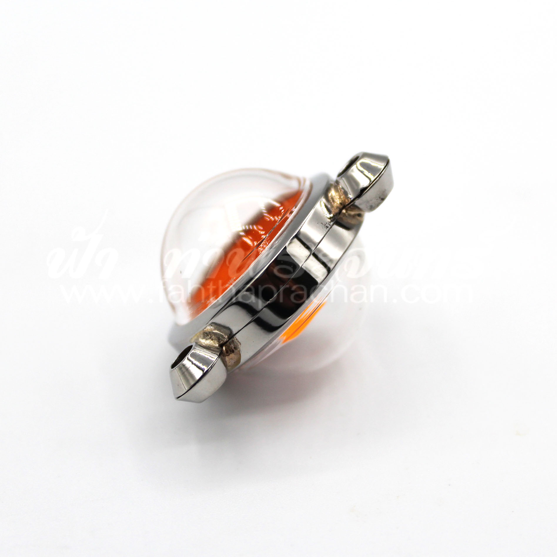 ตลับลูกอมสามห่วง สแตนเลสพุก