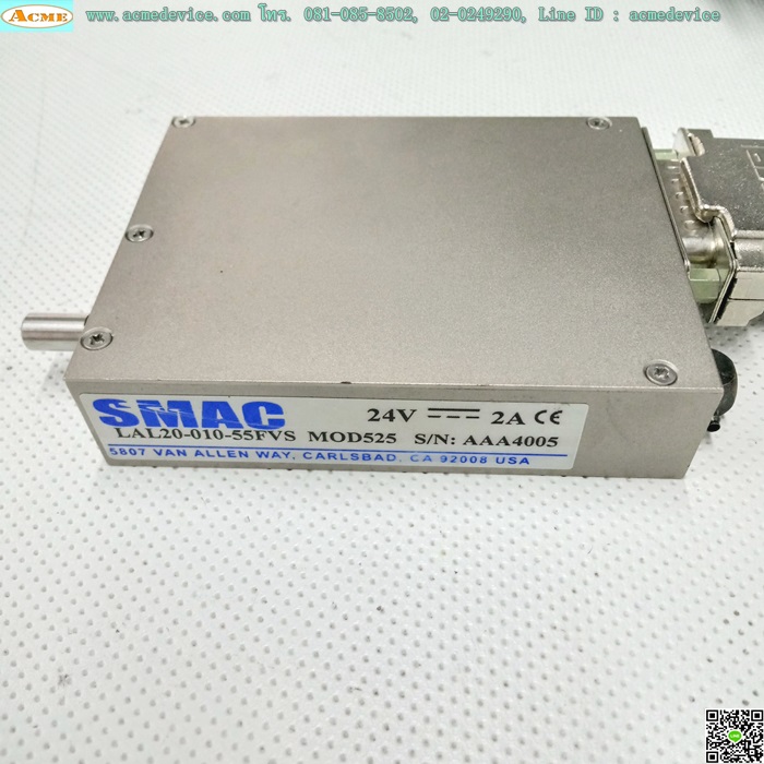 Linear Actuator Controller SMAC รุ่น LAC-1 & LAL20-010-55FVS, MOD525, 24V