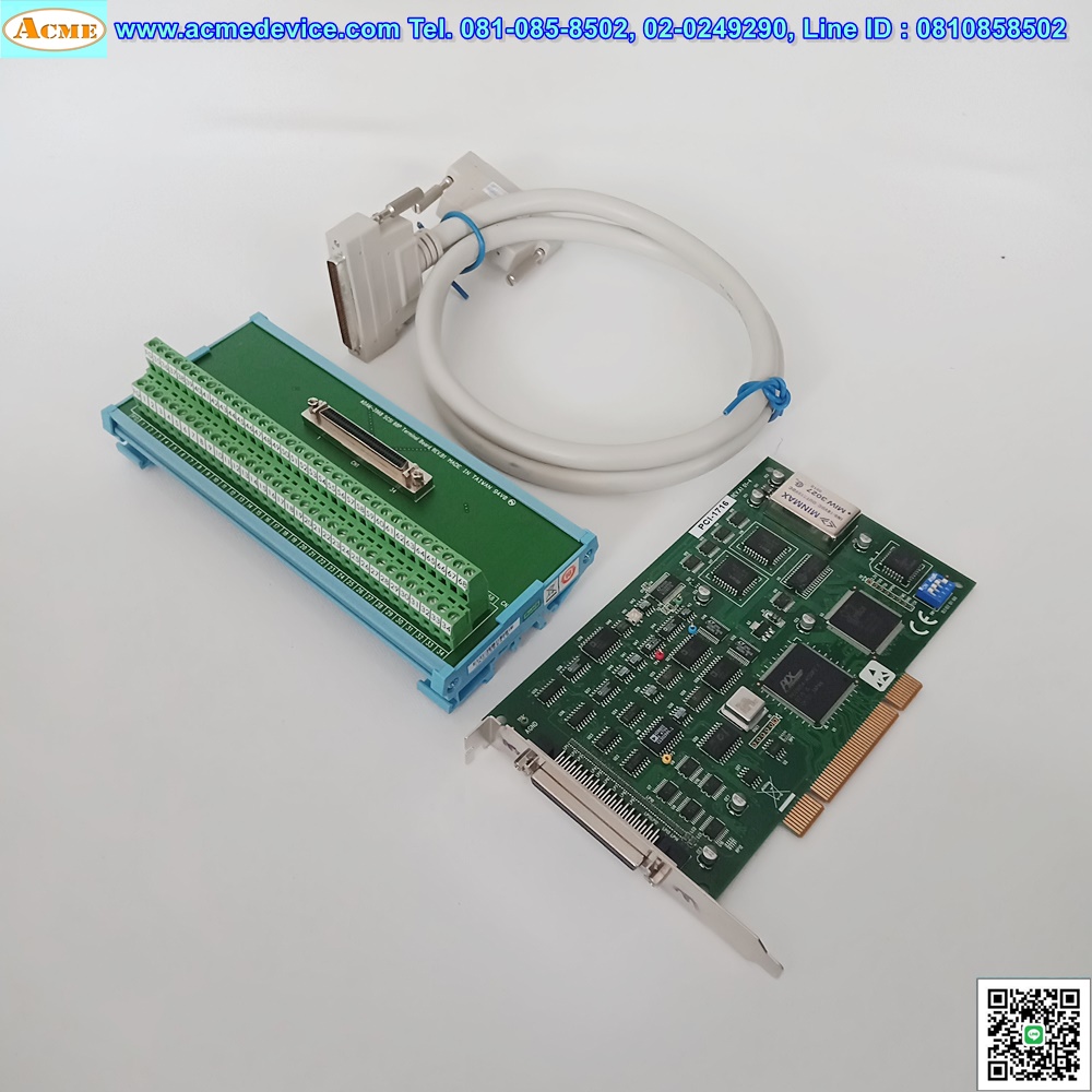 Multifunction PCI Card Advantech รุ่น PCI-1716 REV.A101-4, 16-ch, 16-bit, 1 MS/s or 500 kS/s, & Terminal Board ADAM-3968