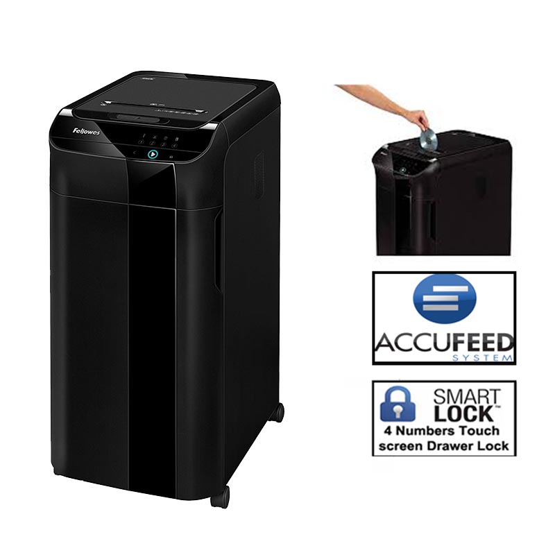 เครื่องทำลายเอกสาร Fellowes รุ่น Auto MAX 350C