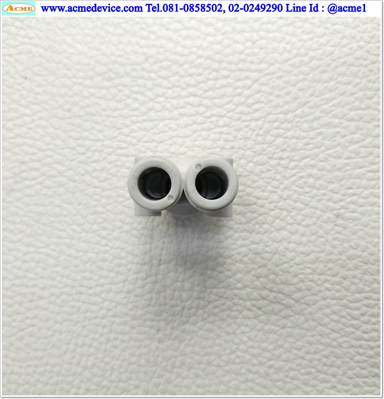 ข้อต่อลม SMC รุ่น KQ2U06-08A, Union Y, สายลม 6-8 มม.