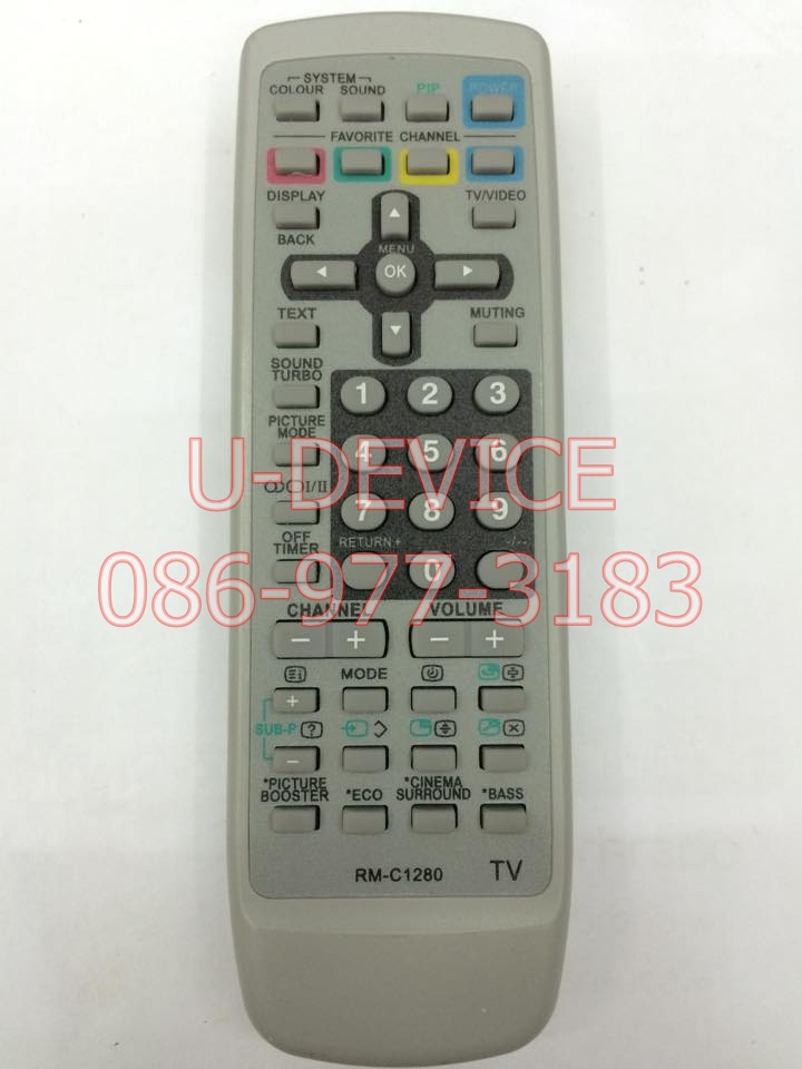 รีโมททีวี JVC รุ่น C1285