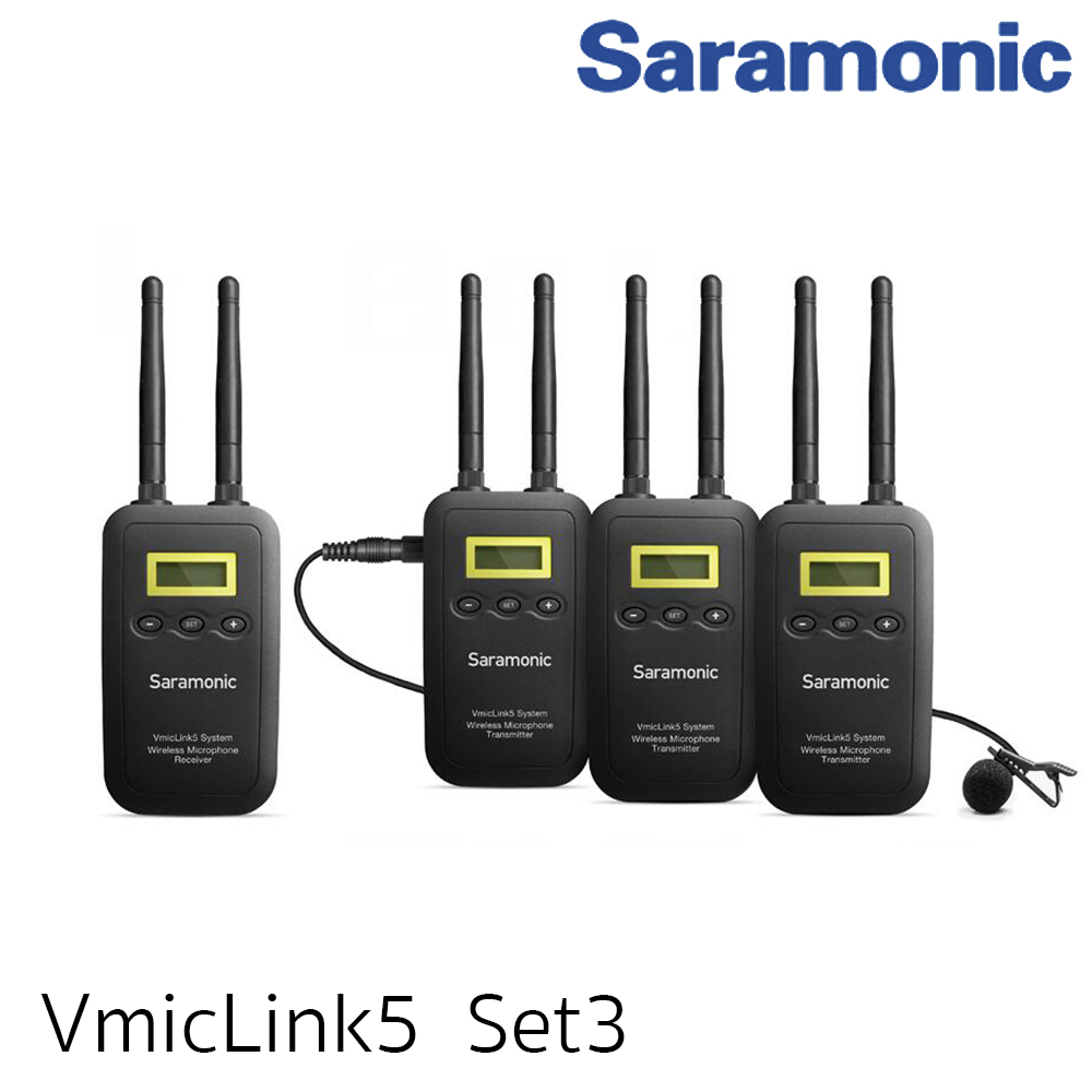 Saramonic VmicLink5 Set 3 Transmitter รับประกันศูนย์ไทย 1 ปี