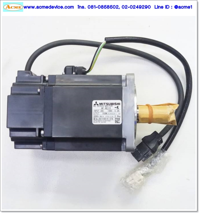 Servo Motor Mitsubishi รุ่น HF-KE73, 750W, (for MR-E)