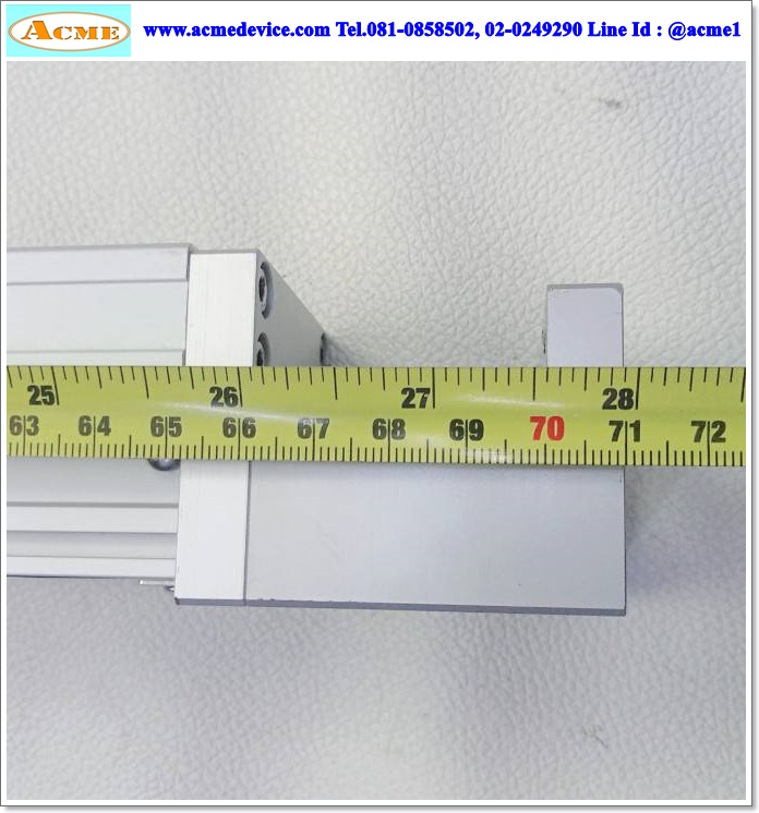 แกนสำเร็จรูป Ball Screw Sunvision รุ่น SGA5-5-500, ขนาด 55 x 710 mm., แกนโต 12 mm., Stroke 500 mm., Pit 5 mm.