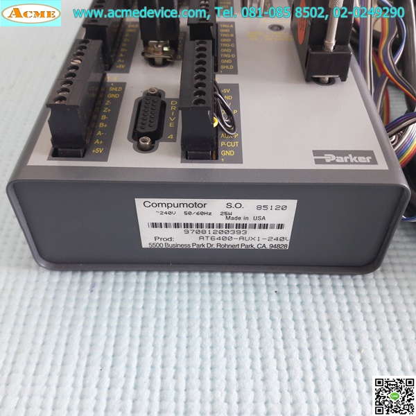 Compumotor Parker รุ่น AT6400-AUX1-240V, 240V, 25W