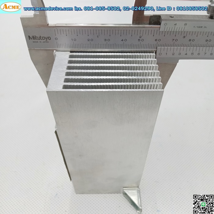 Heatsink, ฮีทซิงค์ แผ่นระบายความร้อน ขนาด 70 x 140 x 62 mm.