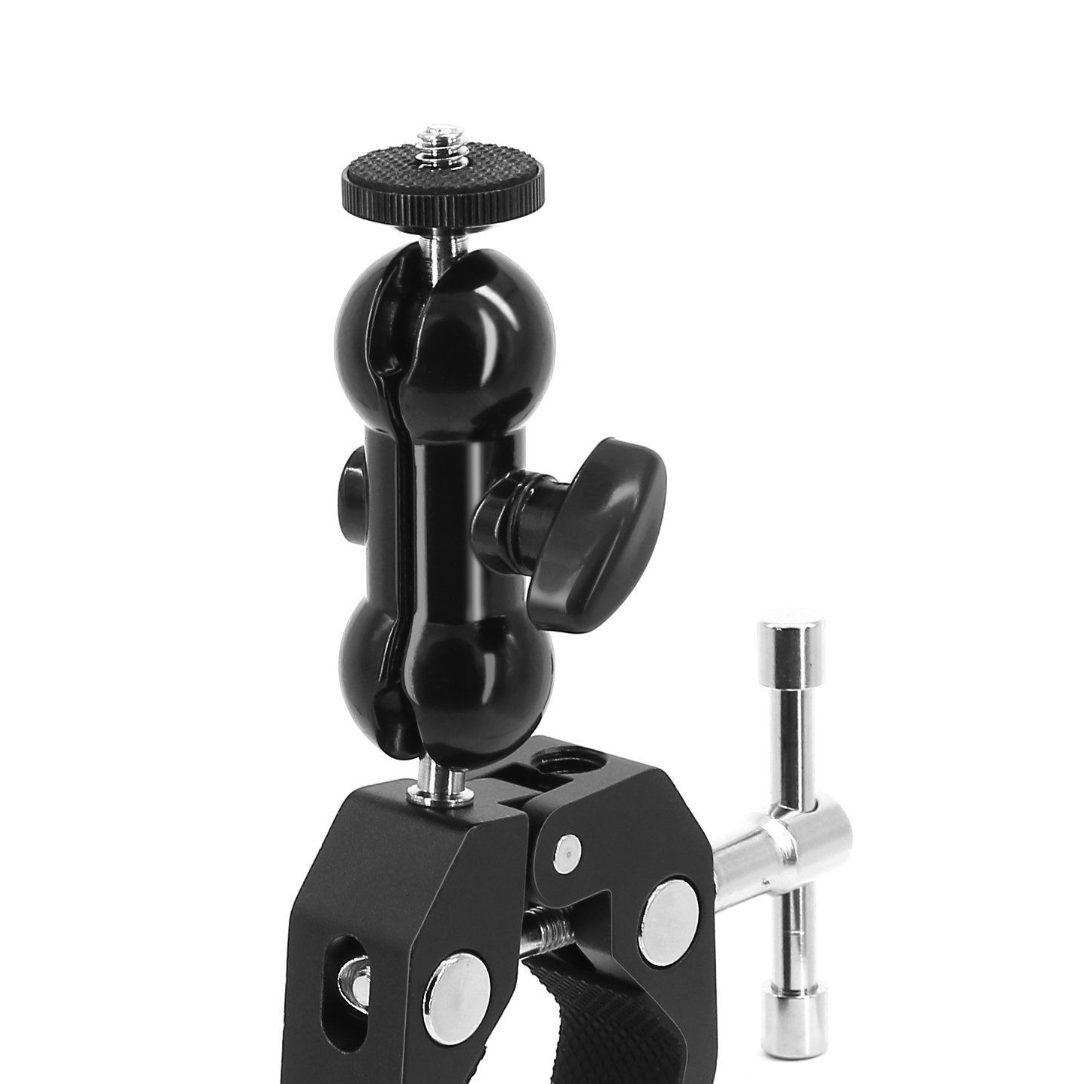 Double End Ball Head (หัวบอลคู่) สำหรับติดจอมอนิเตอร์หรือไฟ LED