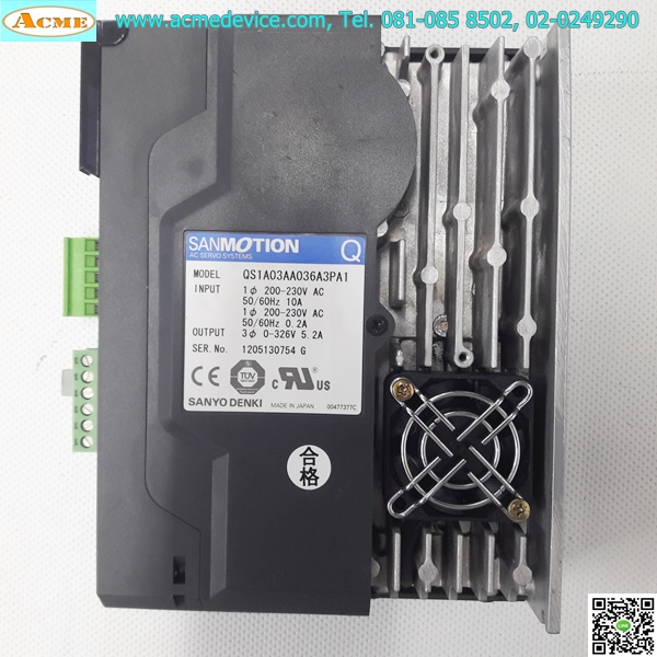 Servo Drive Sanyo รุ่น QS1A03AA036A3PA1
