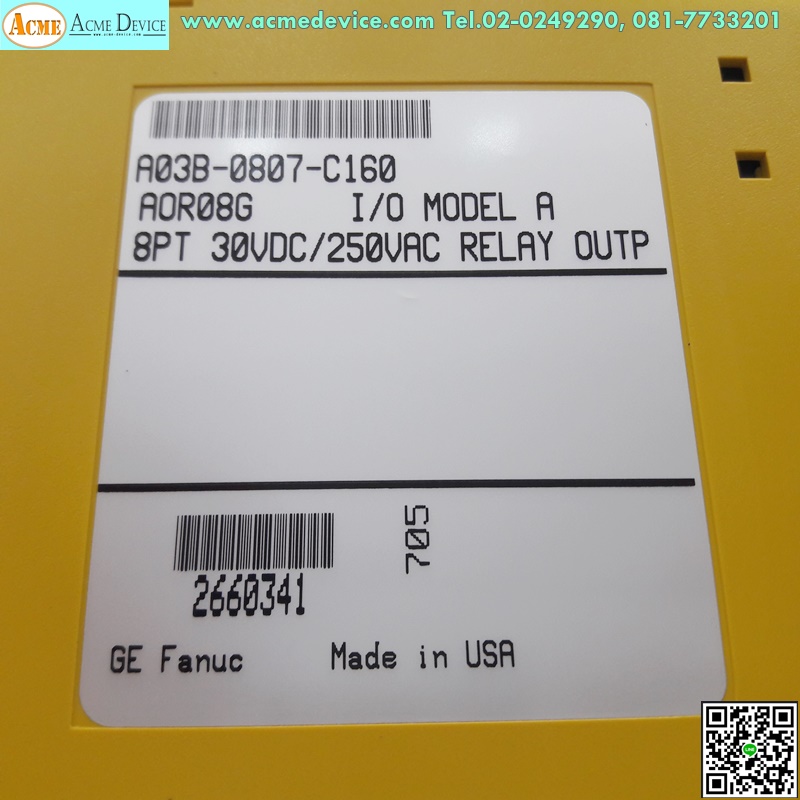PLC Fanuc I/O Model A รุ่น A03B-0807-C160 (output)(มือสอง)