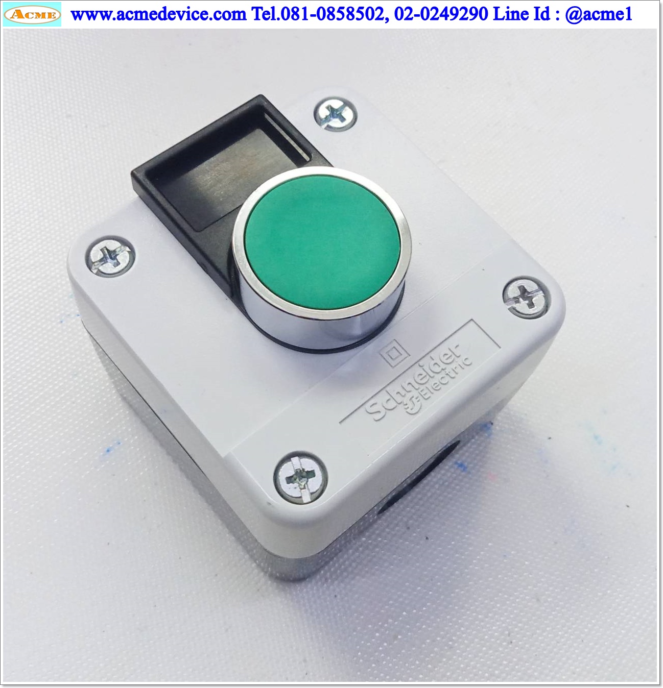 Pushbutton Switch Schneider รุ่น ZB2-BE101C, 1 NO, Control Station