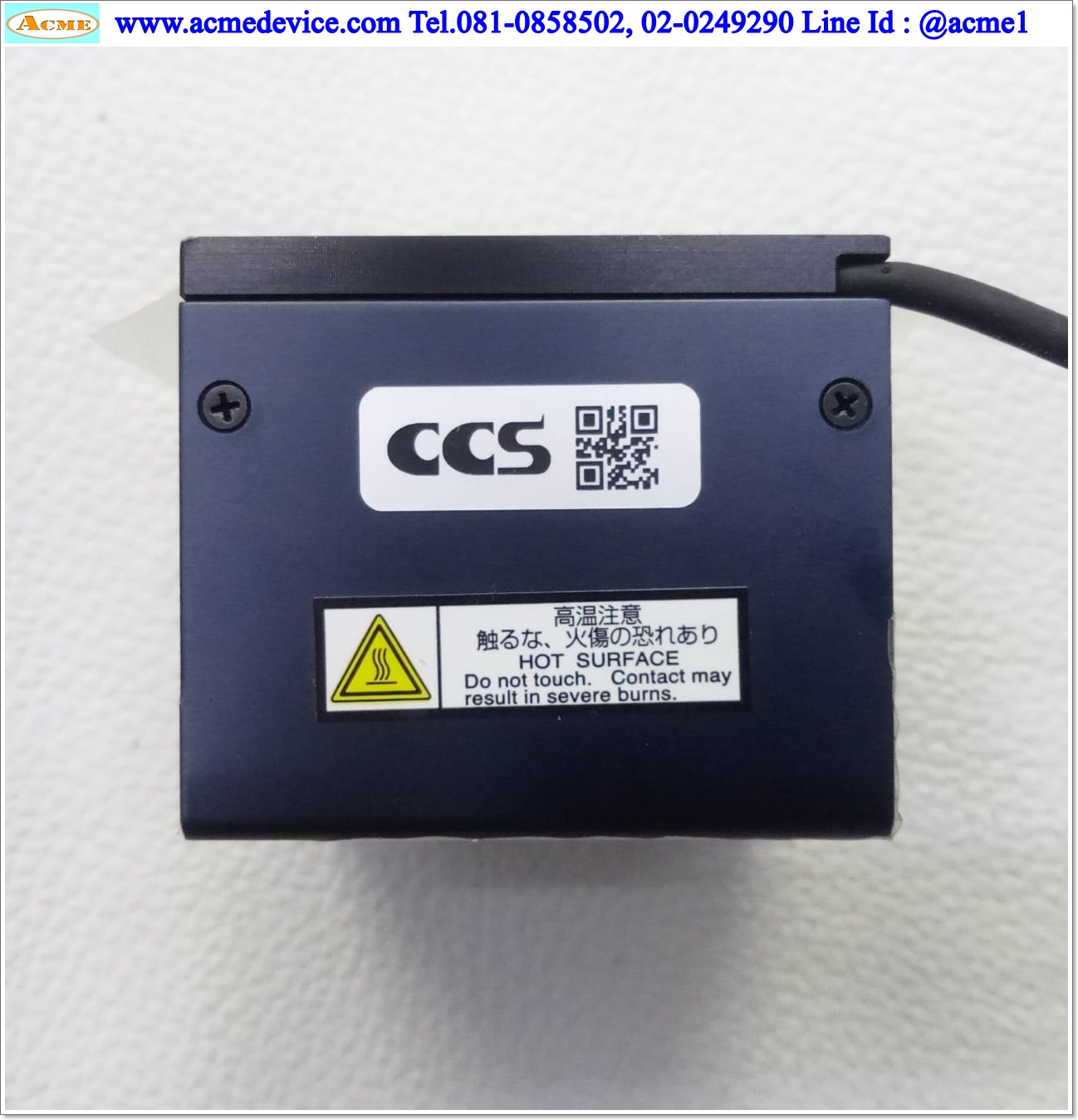 Lighting CCS รุ่น LFV3-34RD-24(A), ขนาด 46 x 48 x 38 mm, 24Vdc (สีแดง)