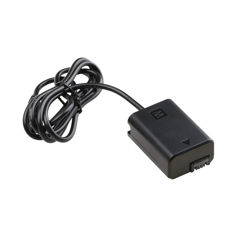 แบตเตอรี่ดัมมี่(แบตไลฟ์สด) ยี่ห้อ FB DC Coupler รุ่น NP-FW50 สำหรับกล้อง Sony a7ii A6500 A6300 A6400 A6000 A5100