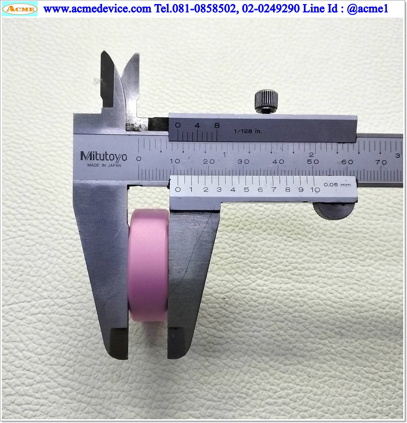 Plastic Bearing, ตลับลูกปืนพลาสติก, ID 13 mm., OD 35 mm., หนา 11 mm.