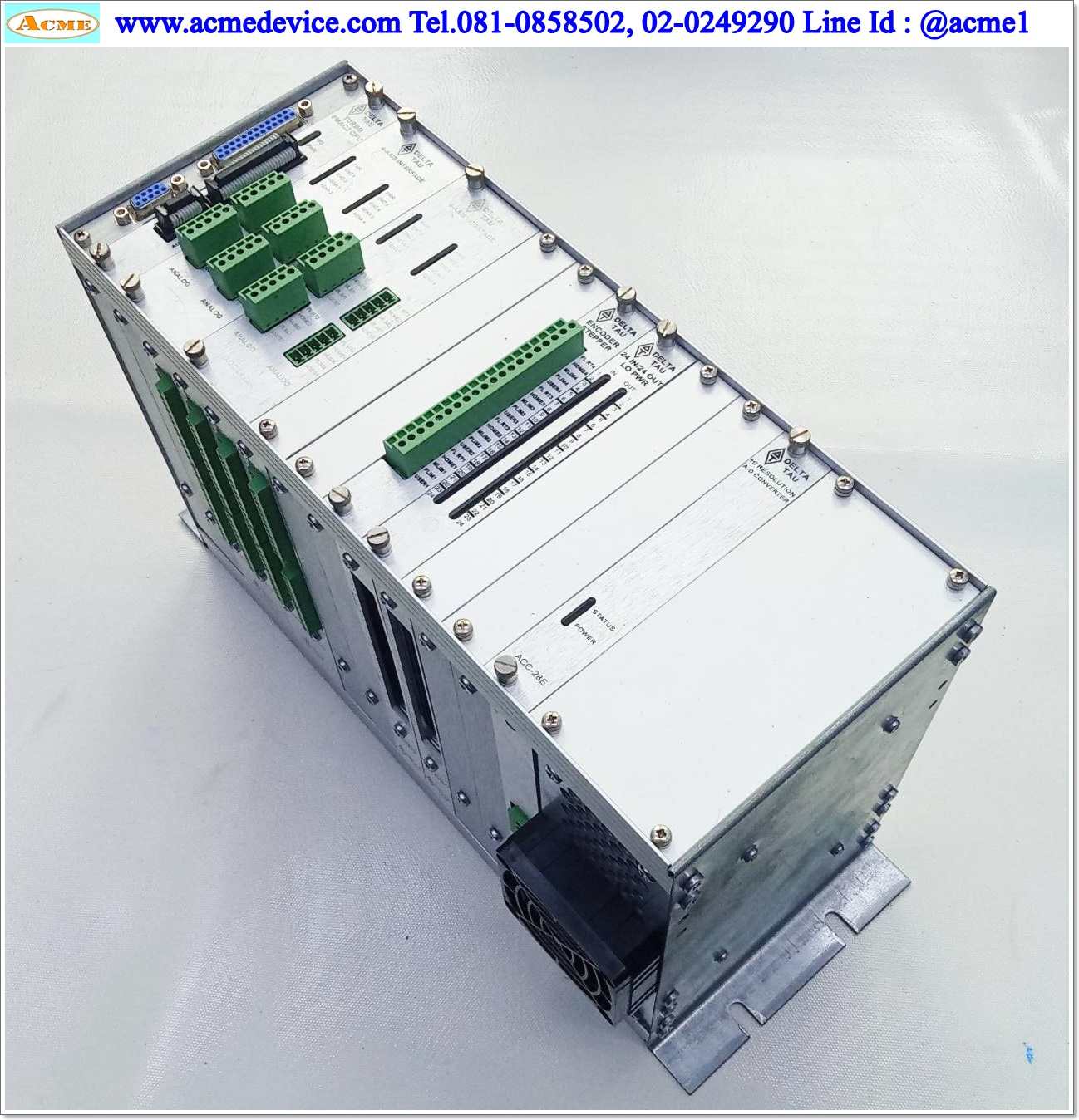 UMAC Turbo Delta Tau รุ่น Turbo PMAC2 CPU, 4-Axis Interface, Encoder Stepper, 24In/24Out, ACC-28E
