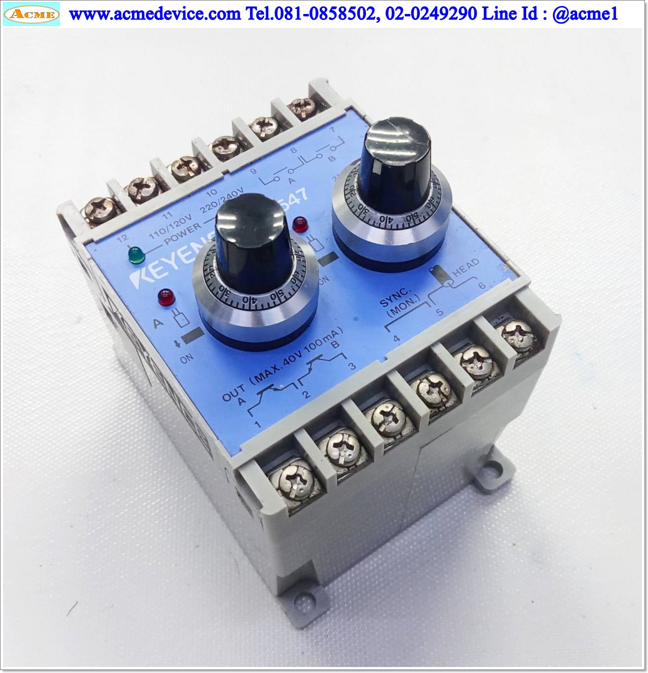 Proximity Amp Keyence รุ่น EG-547, NPN