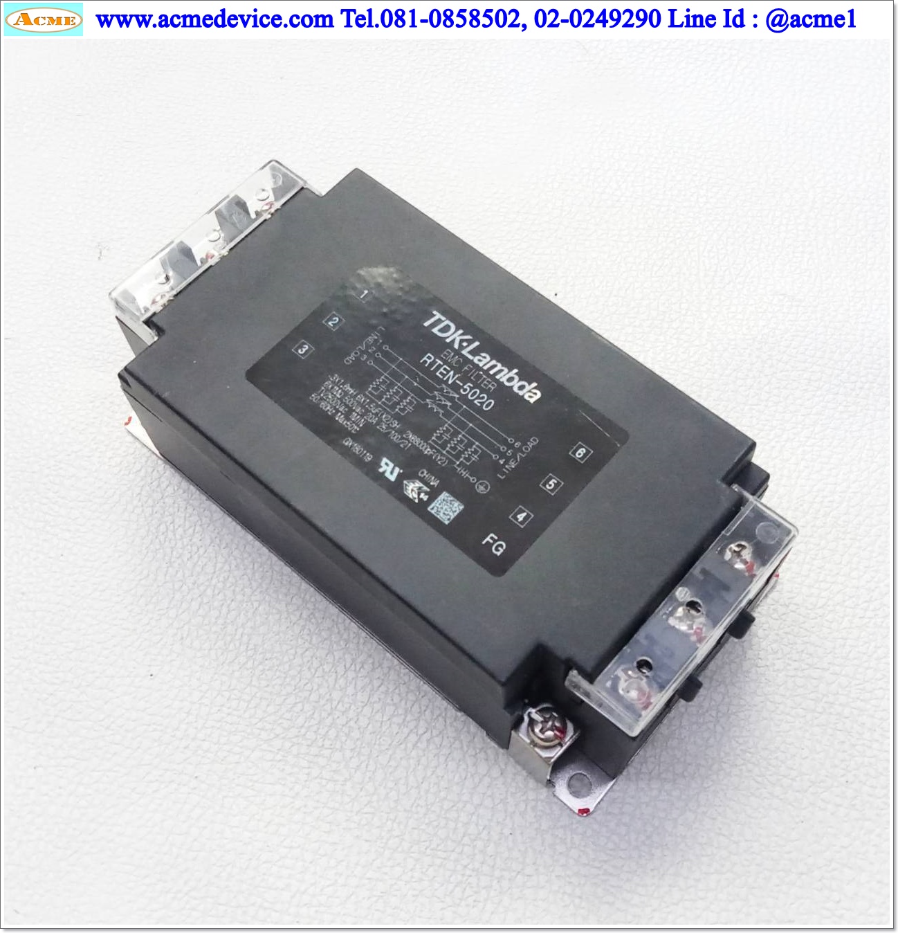 Noise Filter TDK รุ่น RTEN-5020, 3PH, 500V, 20A