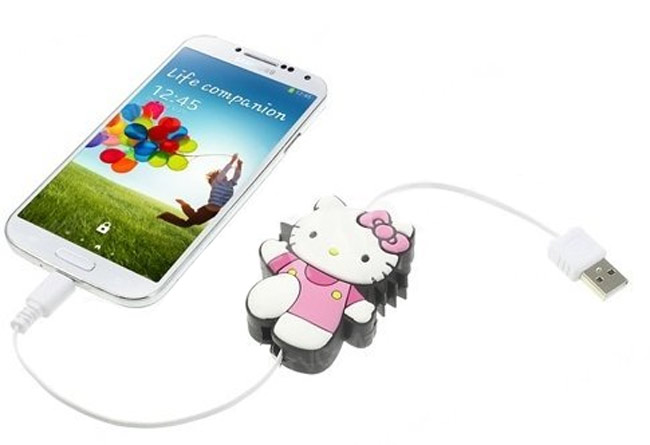 สายชาร์จซัมซุง USB เก็บได้รูปการ์ตูน