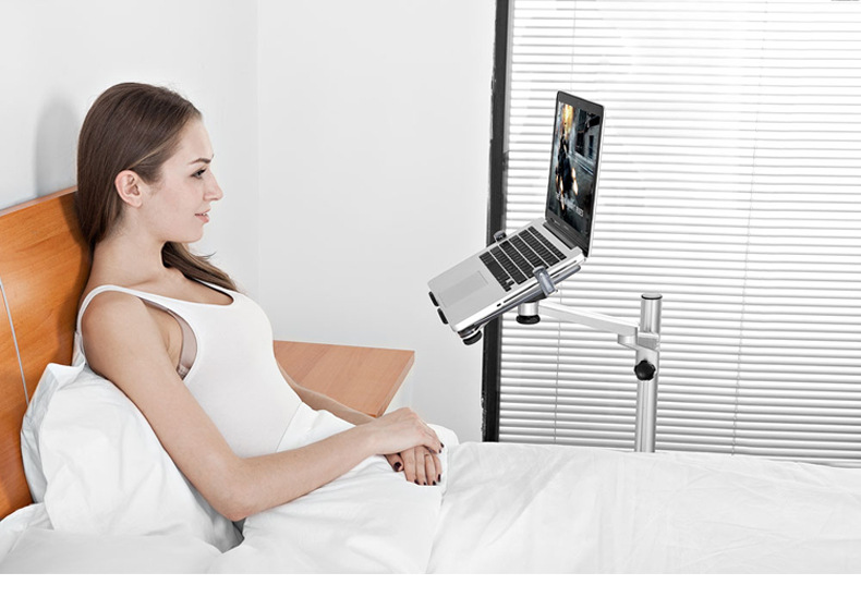 ขาตั้งnotebookหรือmacbook ตั้งได้ 1ตัว สามารถปรับหมุนได้ 360 องศา