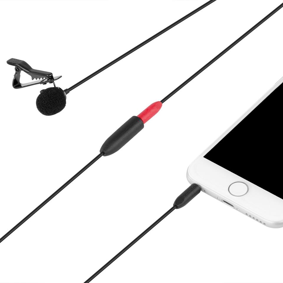 Saramonic SR-LMX1+ Lavalier Microphone for iPhone and Smartphones รับประกันศูนย์ไทย 1 ปี