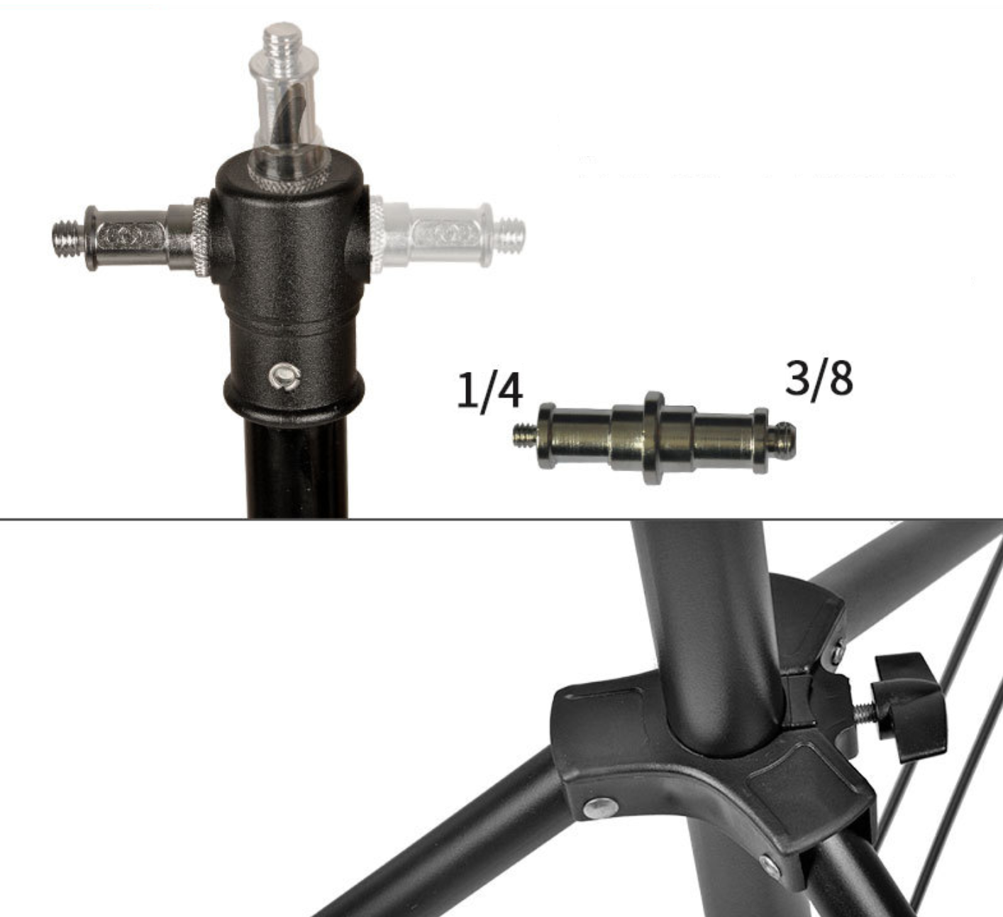 ขาตั้งแฟลช ไฟต่อเนื่อง ไฟสตูดิโอ ระบบโช๊คลม ความสูง 280 cm. ราคาถูก