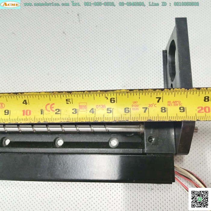 แกนสําเร็จรูป Ball Screw ??? รุ่น ???, ขนาด 55 mm x 275 mm, Stroke 165 mm, Pit 10, แกนโต 8