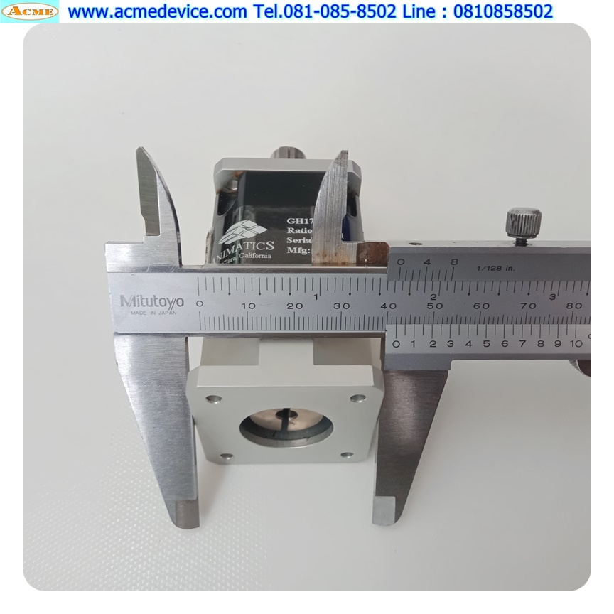 Gear Head Animatics รุ่น GH17P10, Ratio 10:1, เพลาเข้า 5mm, ออก 12.7mm