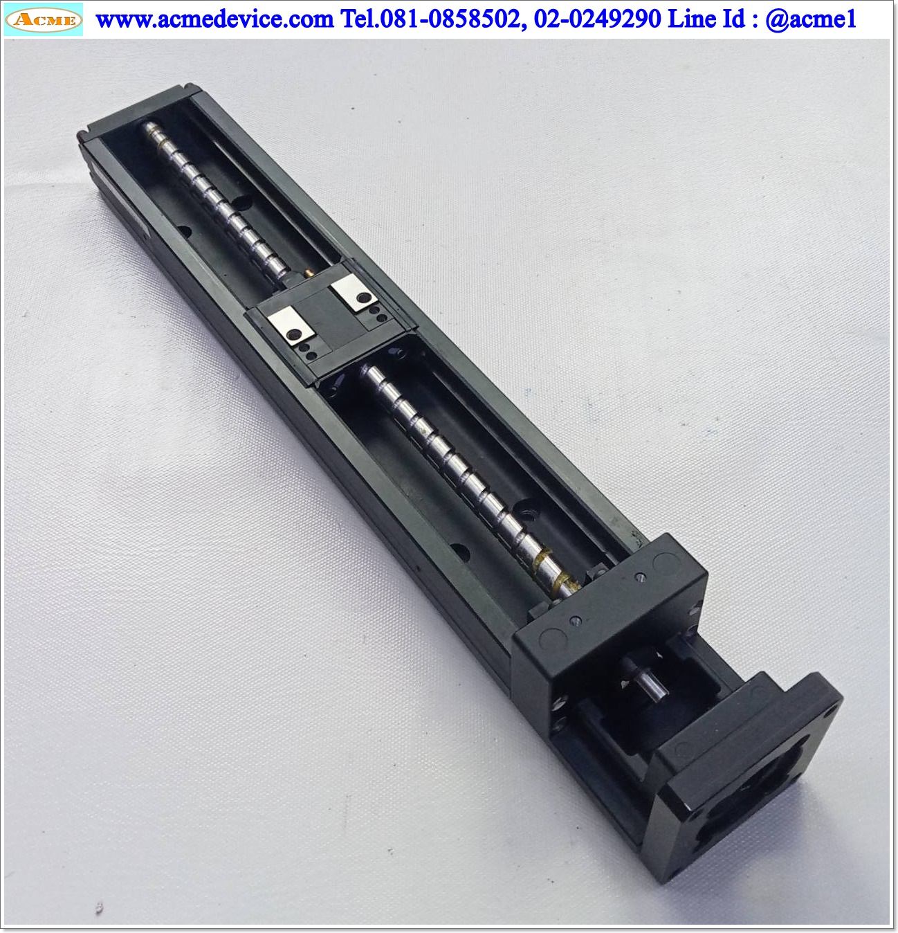 แกนสําเร็จรูป Ball Screw THK รุ่น KR33A, ขนาด 60 mm x 380 mm, แกนโต 10 mm, Stroke 230 mm, Pit 10 mm