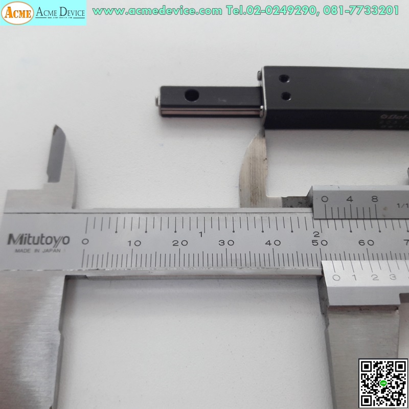 Linear Ball Slide Del-tron รุ่น RD-3, ขนาด 14.5 mm x 78 mm, Stroke 52 mm