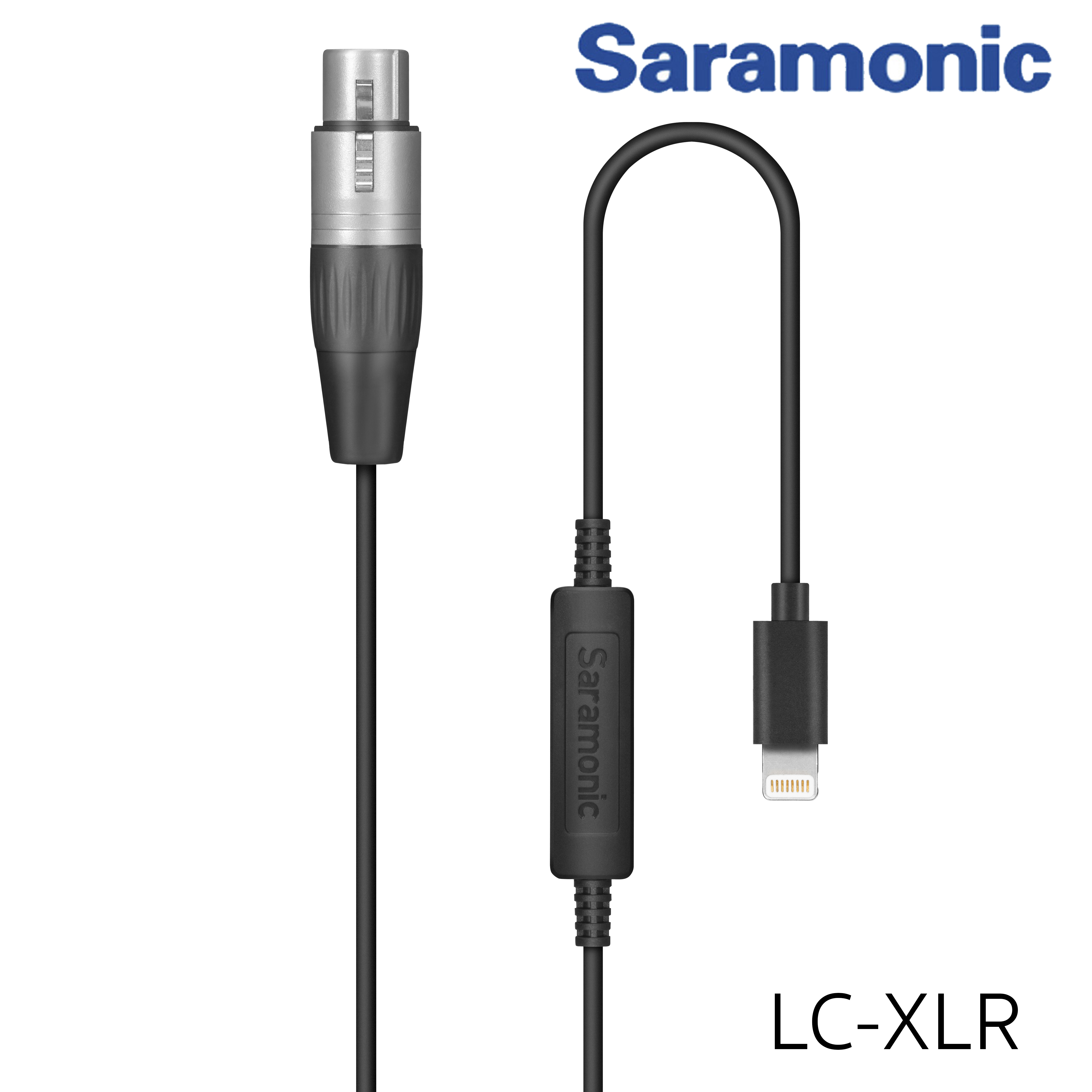 Saramonic LC-XLR 3 Pin XLR (Female) Microphone to Lightning Microphone Adapter for iPhone 7, iPhone 7plus, iPhone X, iPhone 8,iPad รับประกันศูนย์ไทย 1 ปี