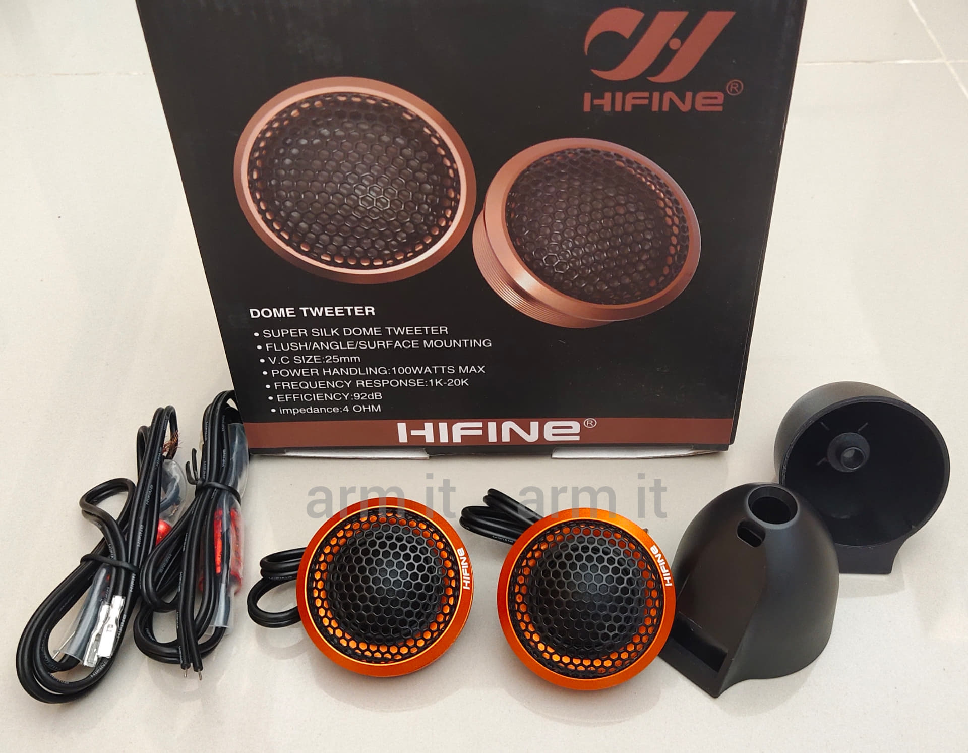 ทวิตเตอร์แหลม HIFINE ขนาด 50mm. High-Quality (2ดอก)