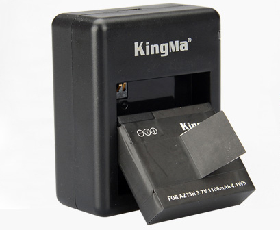 แท่นชาร์จแบตเตอรี่2ก้อนสำหรับกล้องเสี่ยวหมี่ Xiaomi yi camera (ไม่รวมแบตเตอรี่)