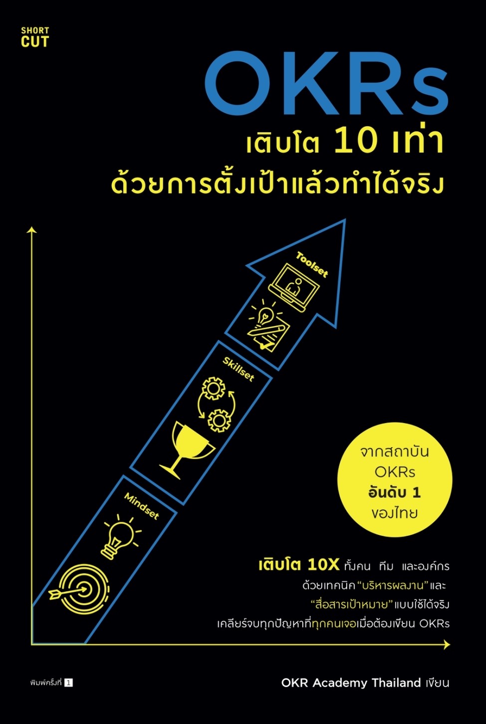หนังสือเรื่อง OKRs เติบโต 10 เท่า ด้วยการตั้งเป้าแล้วทำได้จริง : OKR Academy Thailand : สำนักพิมพ์ Shortcut