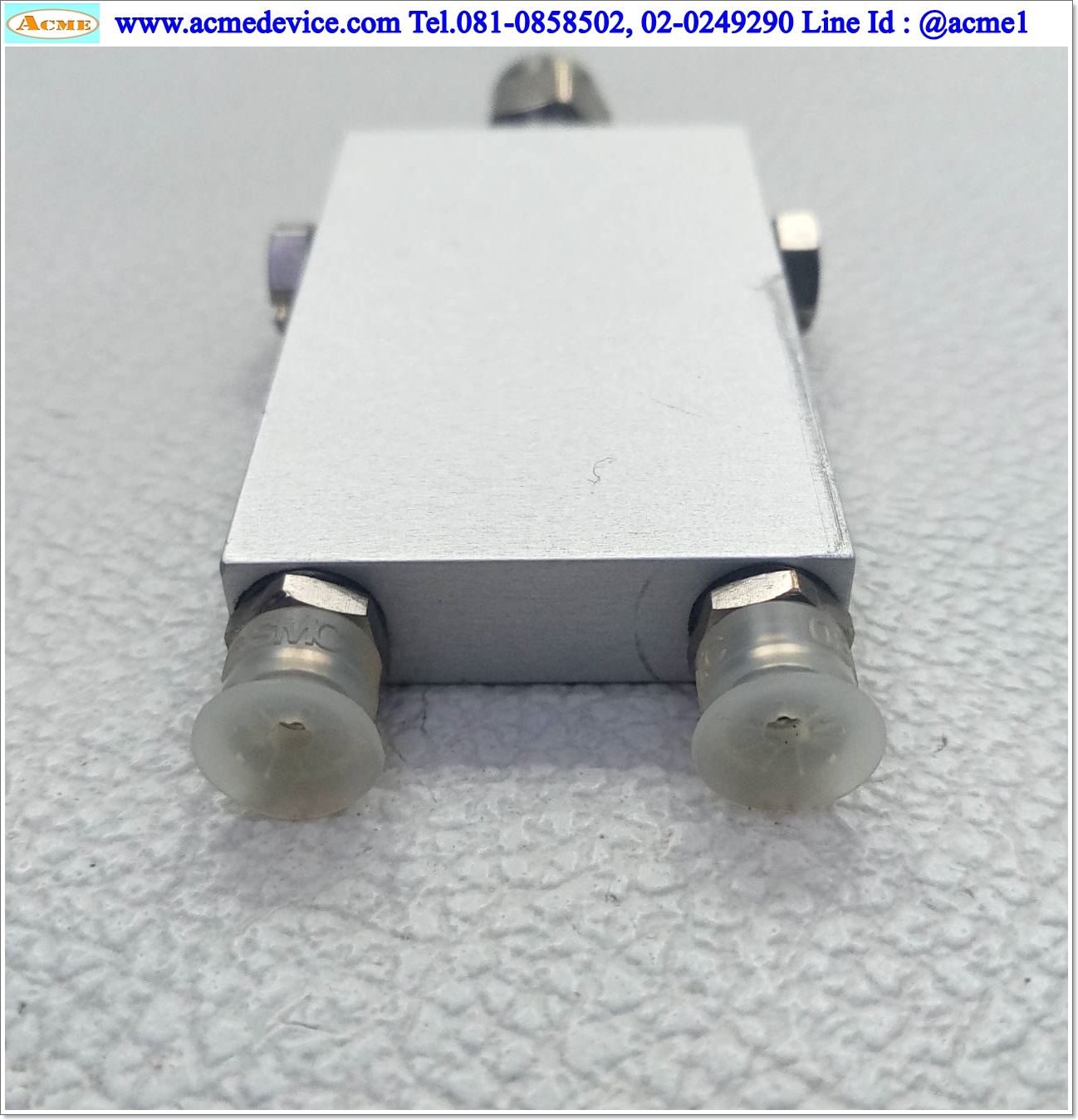 Vacuum Pad ขนาด 30 x 52 x 8 mm., dia 8 mm., Port size 6 mm.