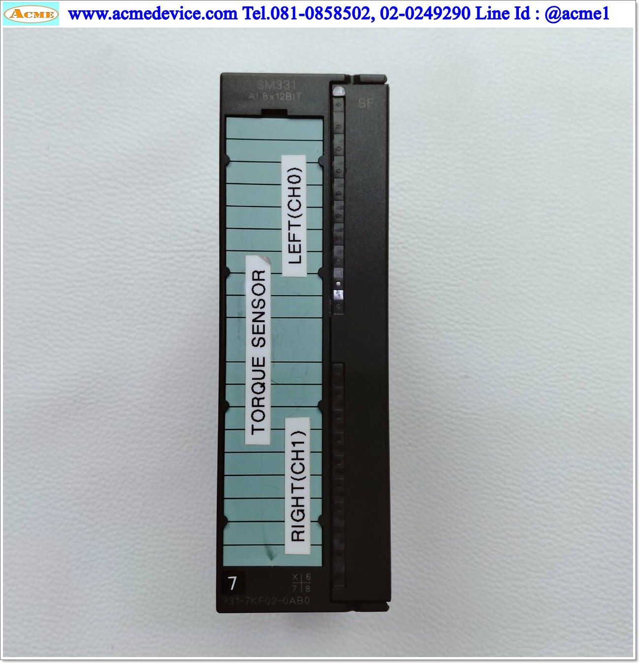 PLC Siemens Simatic รุ่น 6ES7331-7KF02-0AB0, SM 331, Analog Input