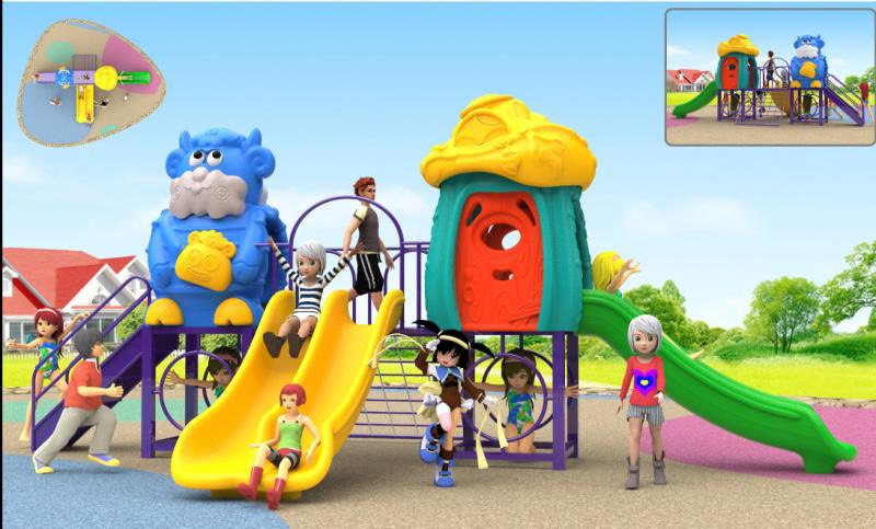 เครื่องเล่นสนาม ชุด บ้านเจ้าแกะ เครื่องเล่นสร้างความสุข