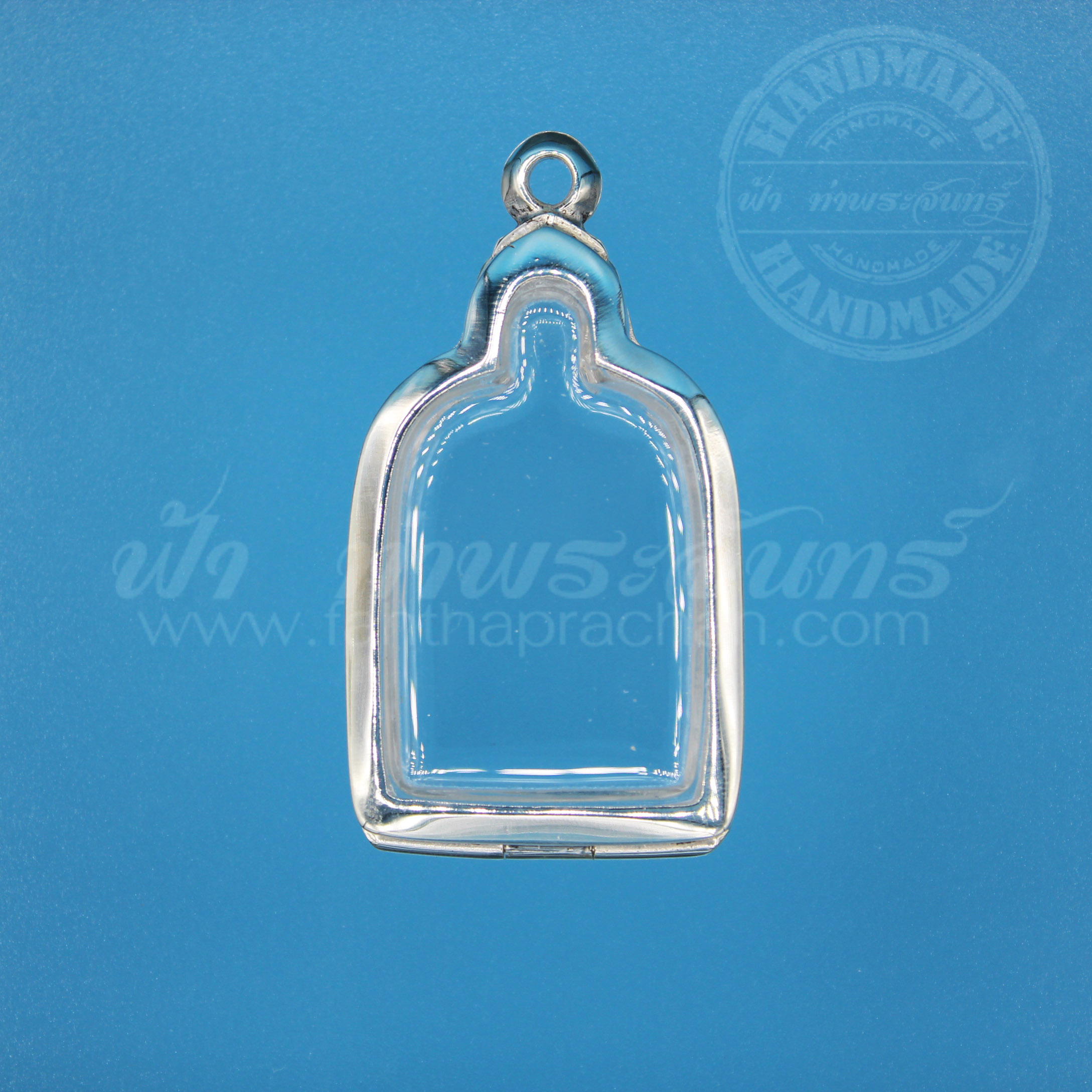 ตลับหลวงพ่อไปล่ เงินขัดเงา 92.5%