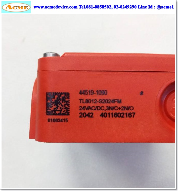 Safety switch Omron รุ่น TL8012, TL8012-S2024FM, 24V AC/DC, 3NC, 2NO