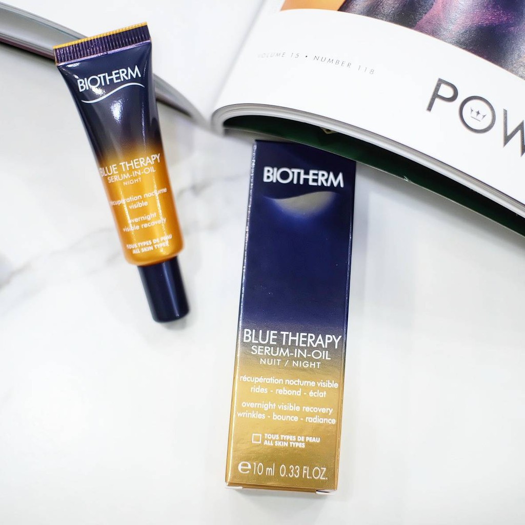 เซรั่ม อินออย ไบโอเธิร์ม Biotherm - Blue Therapy Serum in oil 10ml
