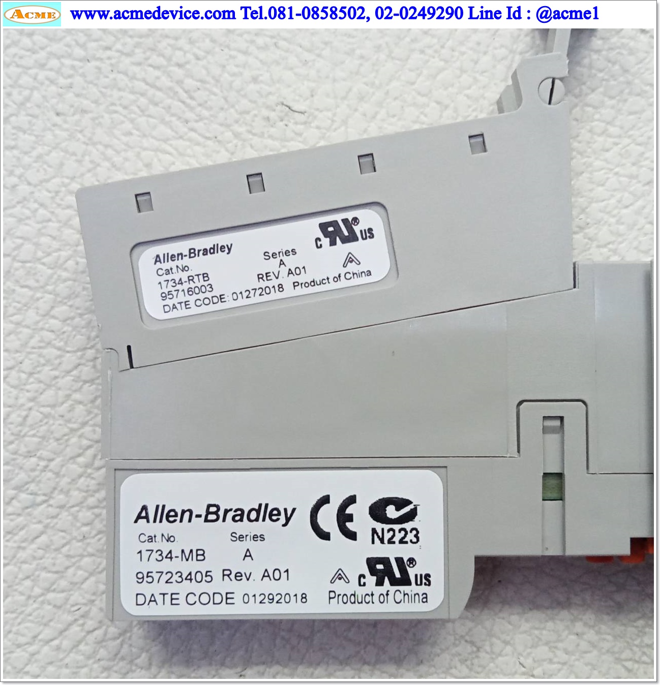 Allen-Bradley รุ่น 1734-MB + 1734-RTB, POINT I/O Terminal Base