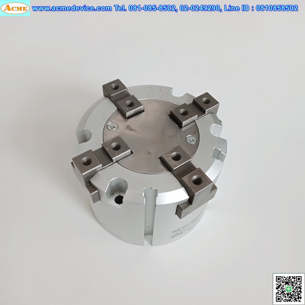 Gripper, 3 จับ, SMC รุ่น MHS4-63D (ขนาดปิด 35 mm., เปิด 51 mm.)