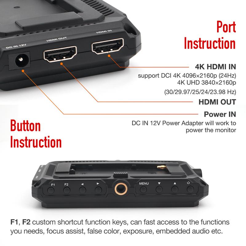 FEELWORLD Master Series MA5 5 On-Camera Monitor 1920x1080 4K HDMI InputOutput รับประกันศูนย์ไทย1ปี